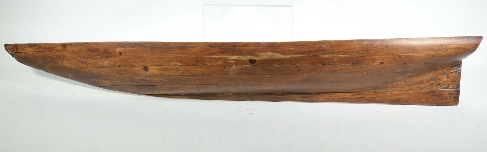VINTAGE SHIP BUILDER'S HALF HULL (1 of 2)
