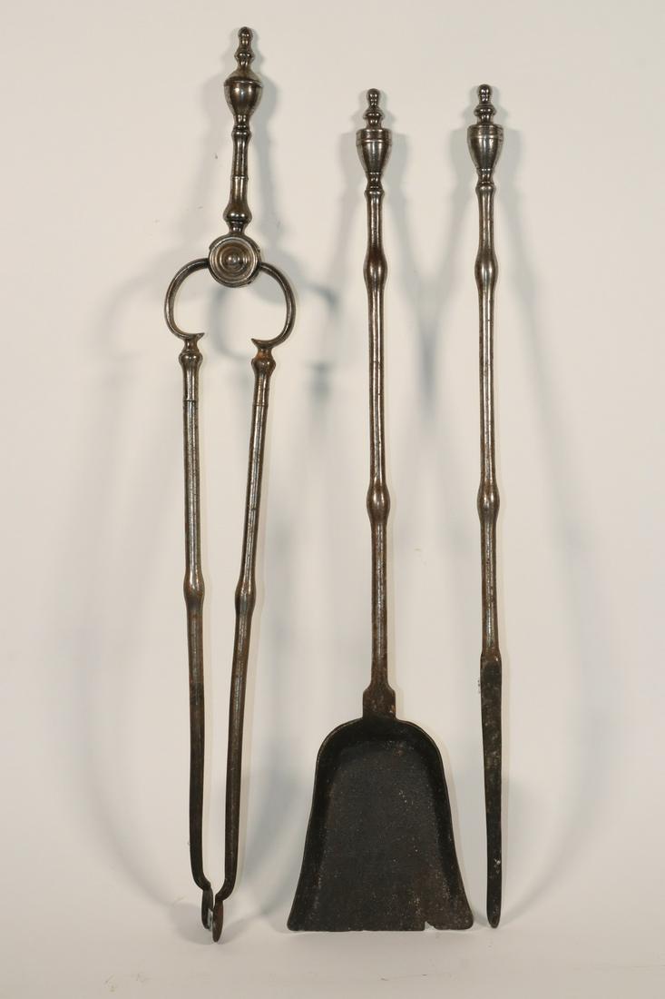 (3 PC) SET OF FIREPLACE TOOLS (1 of 2)