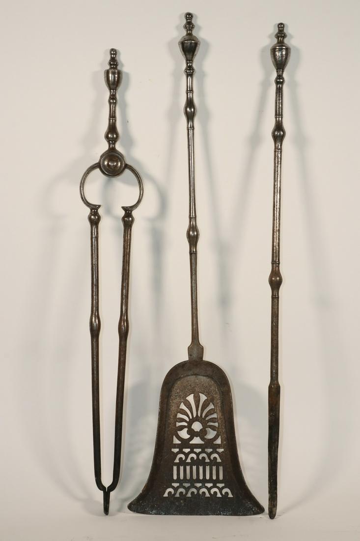 (3 PC) SET FIREPLACE TOOLS (1 of 1)
