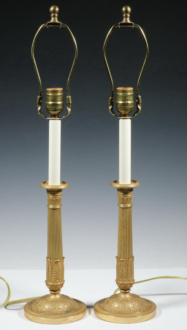 PR FRENCH CANDLESTICK LAMPS (1 of 3)