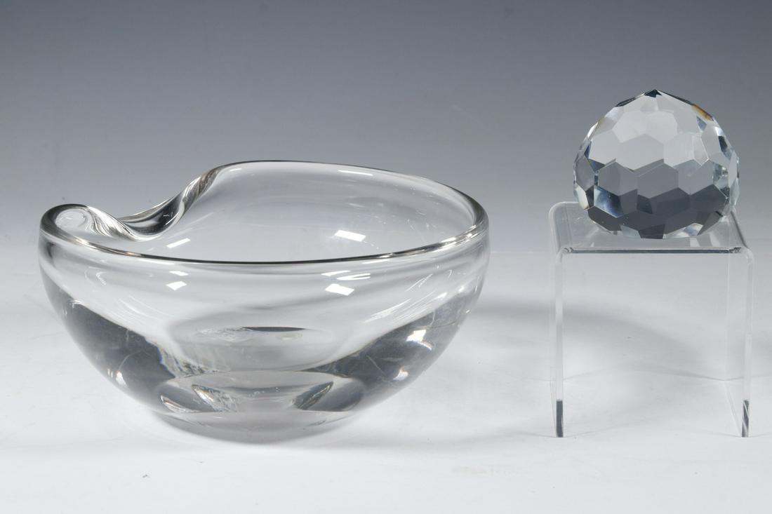 (2 PCS) TIFFANY & CO. GLASS - ELSA PERETTI BOWL & (1 of 3)