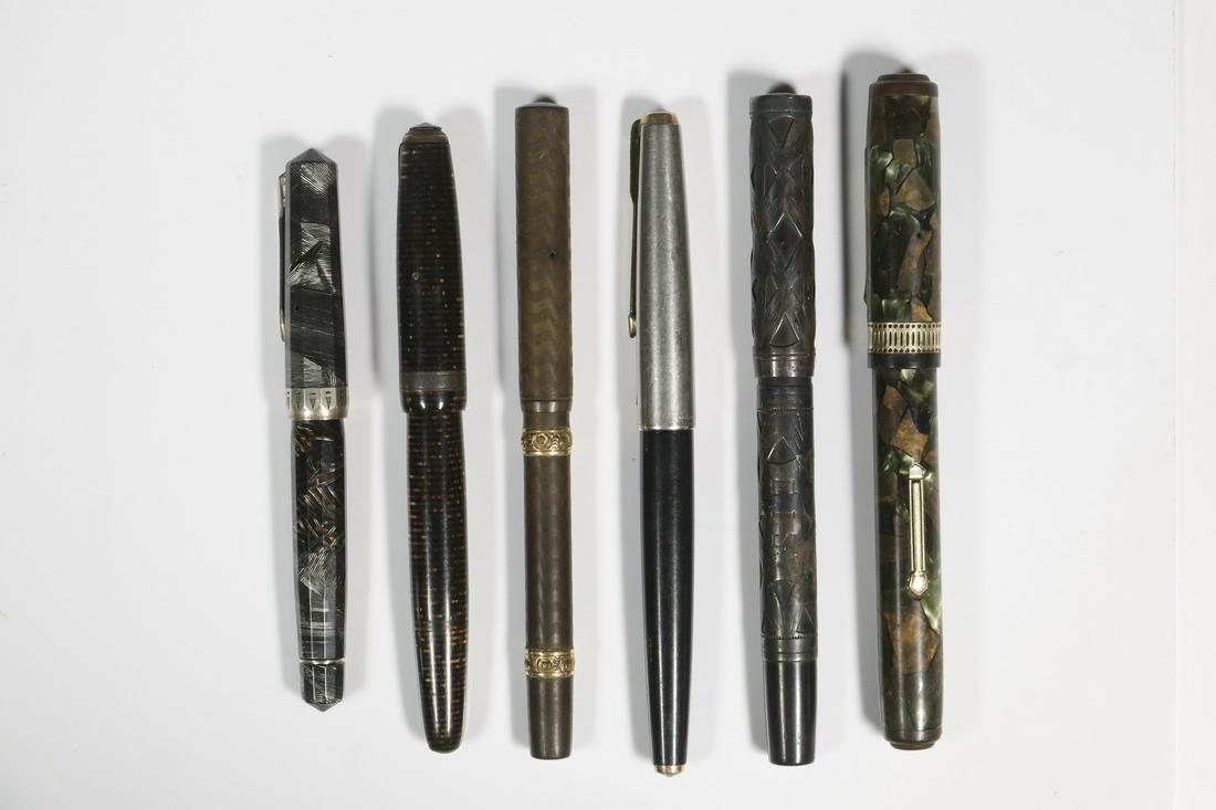 (6) VINTAGE FOUNTAIN PENS (1 of 7)