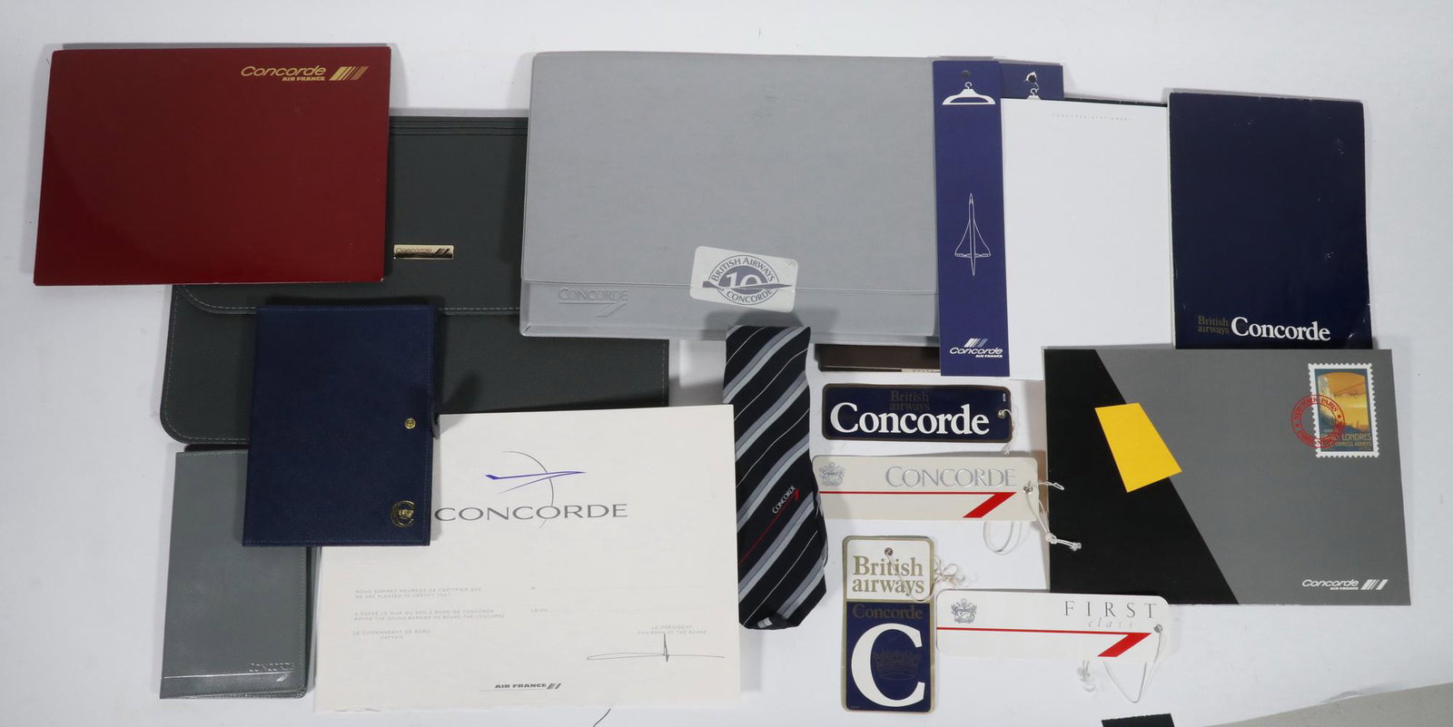 AIR FRANCE/BRITISH AIRWAYS CONCORDE MEMORABILIA (1 of 2)