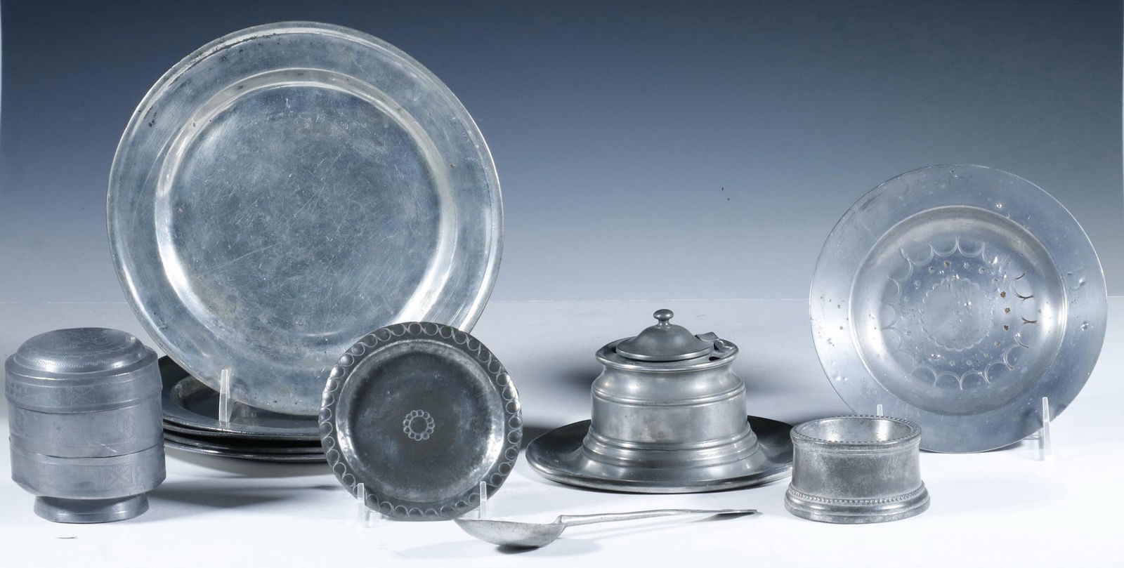 (11) PCS OF PEWTER (1 of 3)