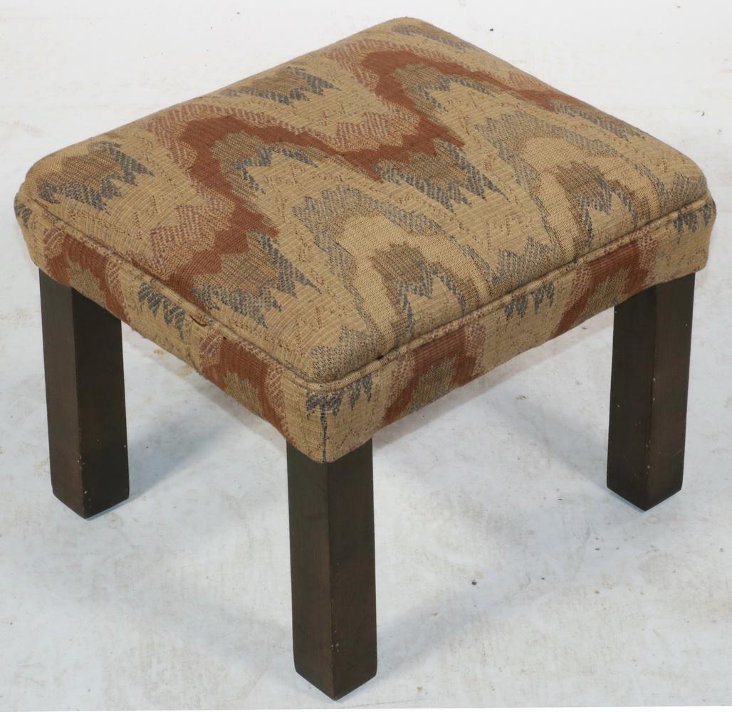 UPHOLSTERED FOOTSTOOL (1 of 2)