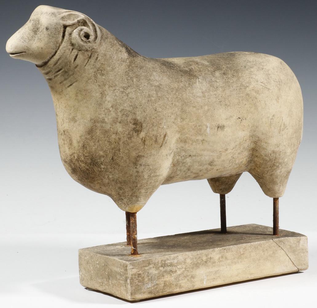 CERAMIC RAM SCULPTURE (1 of 3)