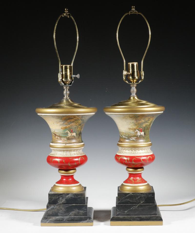 PR EQUESTRIAN THEME TABLE LAMPS (1 of 3)