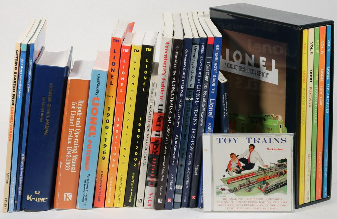 (21) BOOK COLLECTION OF LIONEL TRAIN BOOKS (1 of 1)