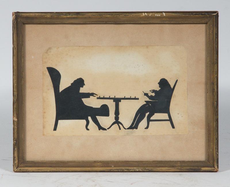 HUMOROUS EARLY 19TH C. SILHOUETTE (1 of 3)