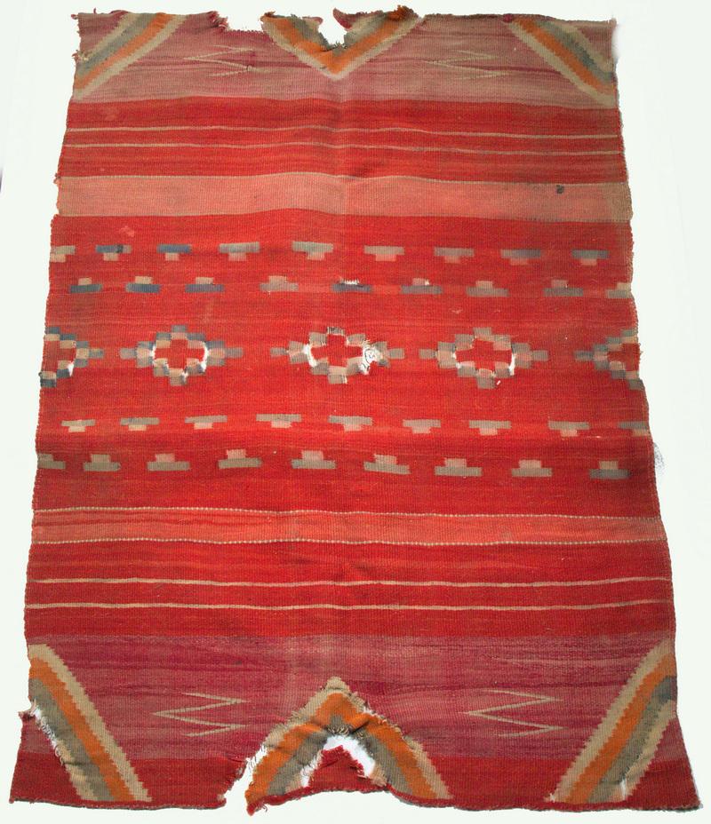 NAVAJO SADDLE BLANKET, CIRCA 1890, 33" X 47" (1 of 6)
