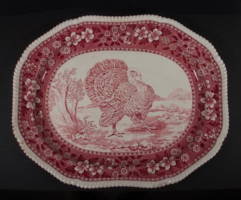 COPELAND SPODE TURKEY PLATTER (1 of 3)