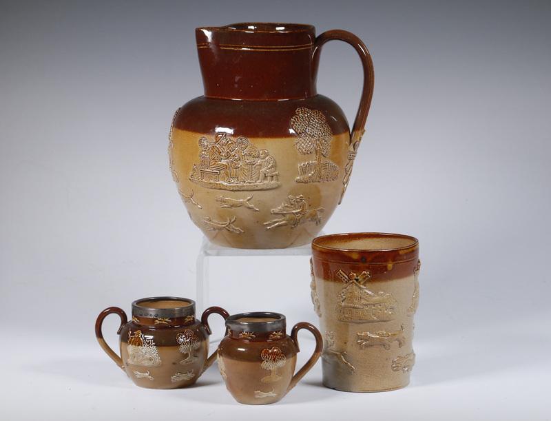 (4) PCS DOULTON STONEWARE (1 of 3)