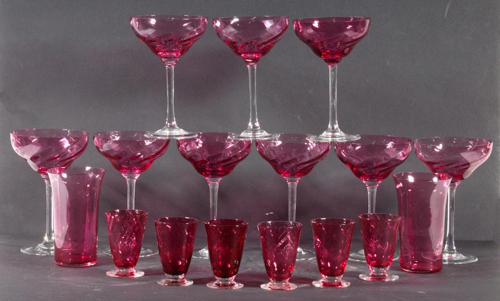 ANTIQUE CRANBERRY GLASSWARE (1 of 1)