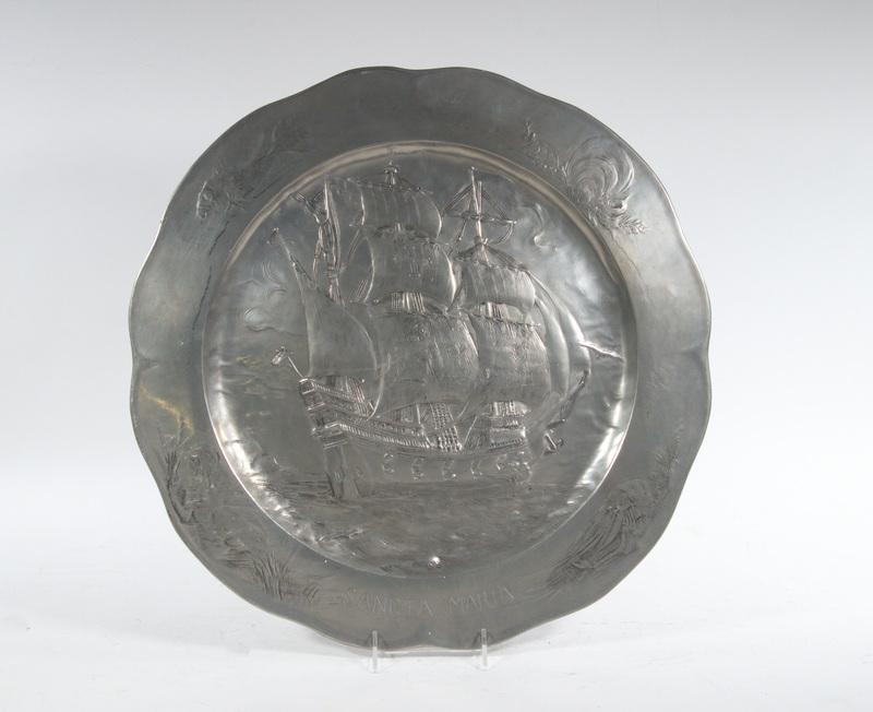 KAYSERZINN PEWTER CHARGER (1 of 4)