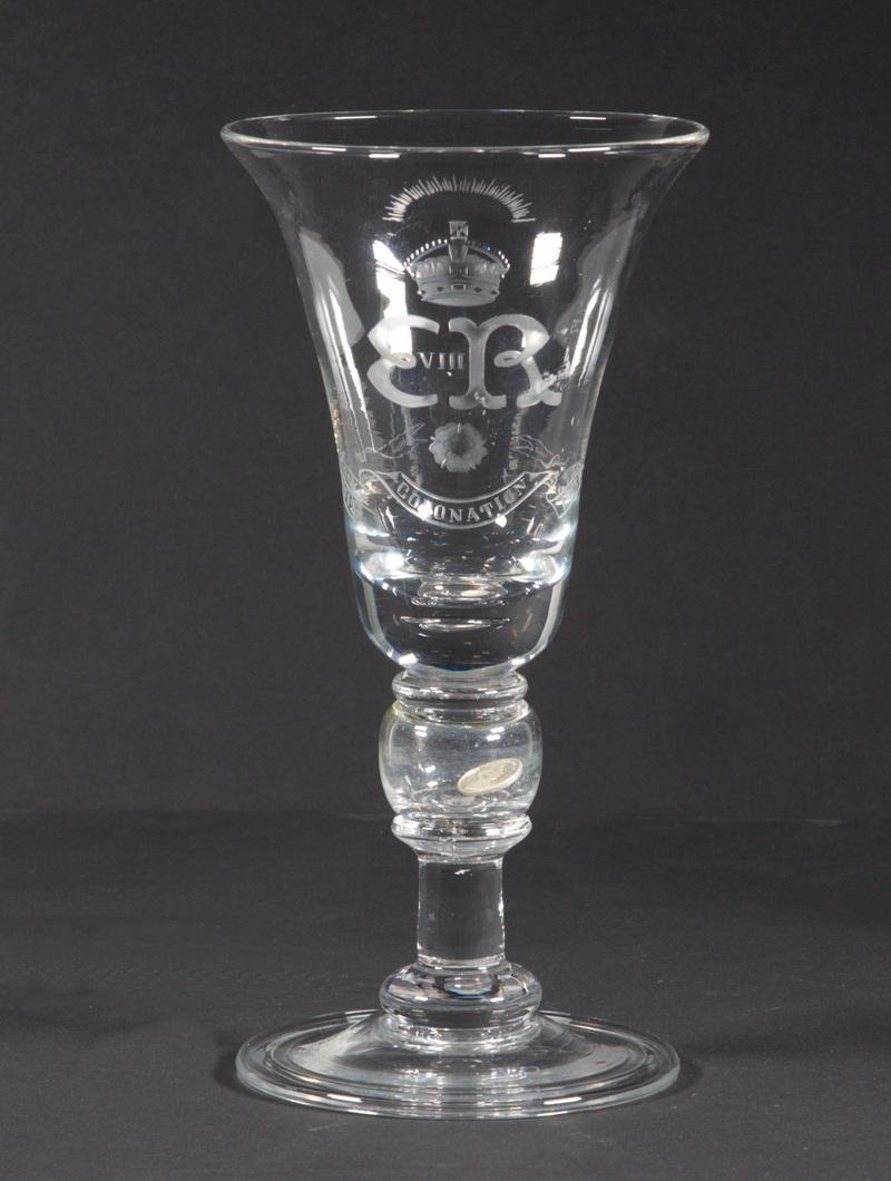 EDWARD VIII CORONATION GLASS CHALICE (1 of 3)