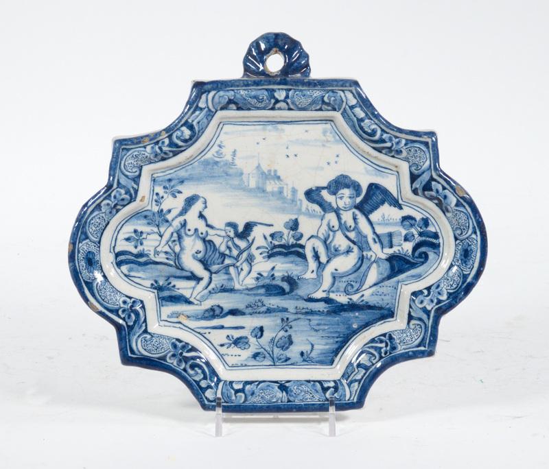DUTCH DELFT WALL PLAQUE (1 of 4)