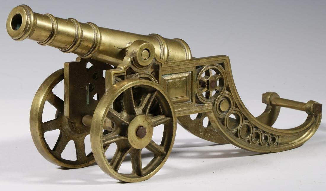 CAST BRASS MODEL CANNON (1 of 3)
