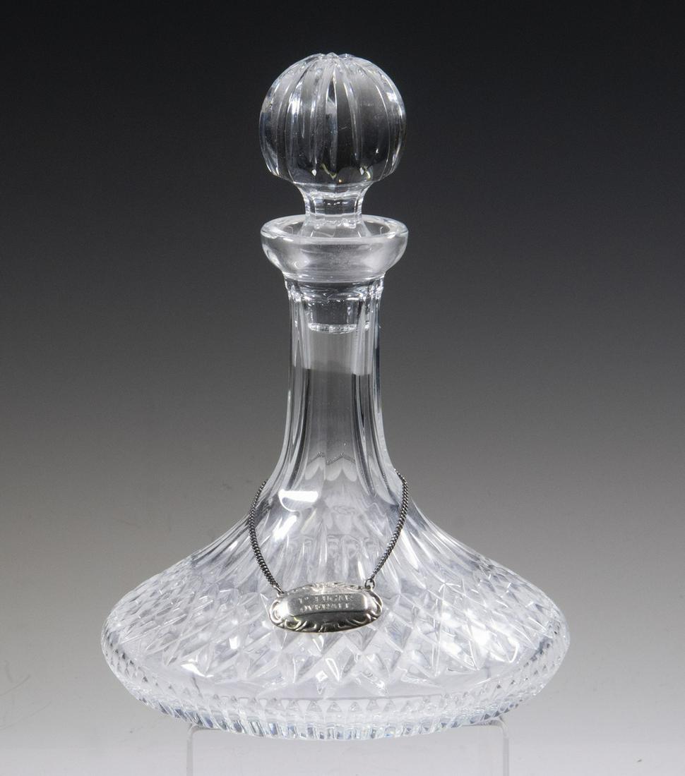 WATERFORD SHIPS DECANTER & SILVER LABEL (1 of 2)