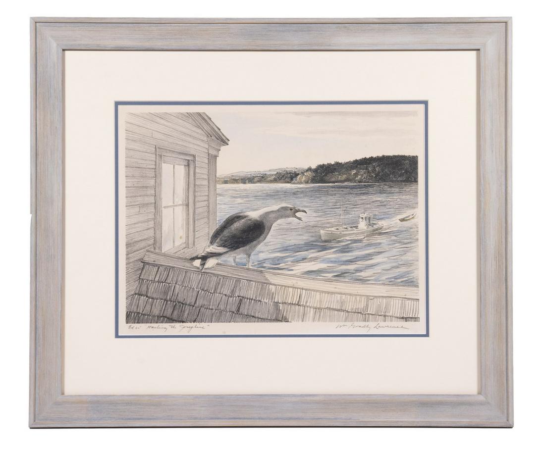 WILLIAM GOADBY LAWRENCE (NY/ME, 1913-2002) (1 of 5)