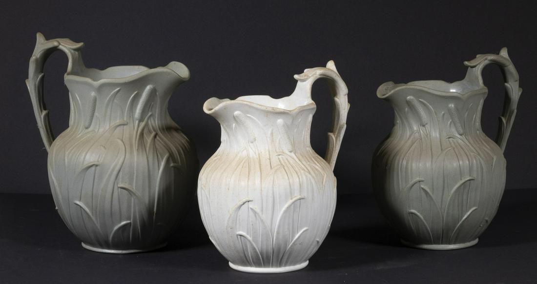 STAFFORDSHIRE SALT GLAZED PITCHERS (1 of 1)