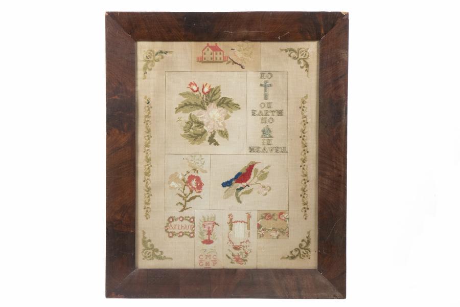 20TH C. FRAMED SAMPLER (1 of 1)