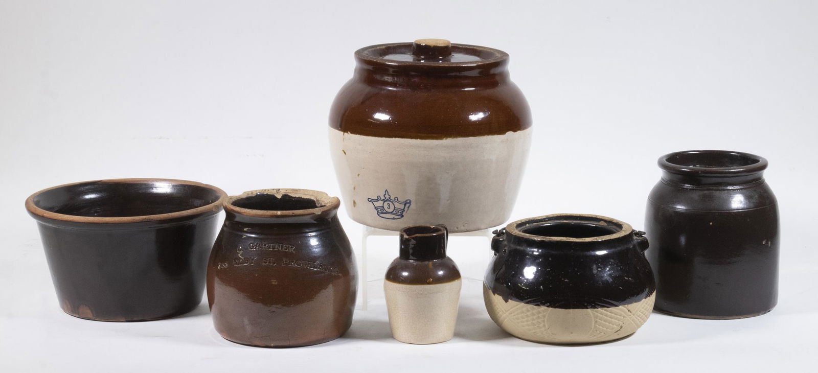 (6 PCS) SLIP GLAZED STONEWARE (1 of 1)