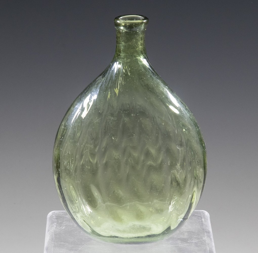 BLOWN GLASS FLASK (1 of 2)