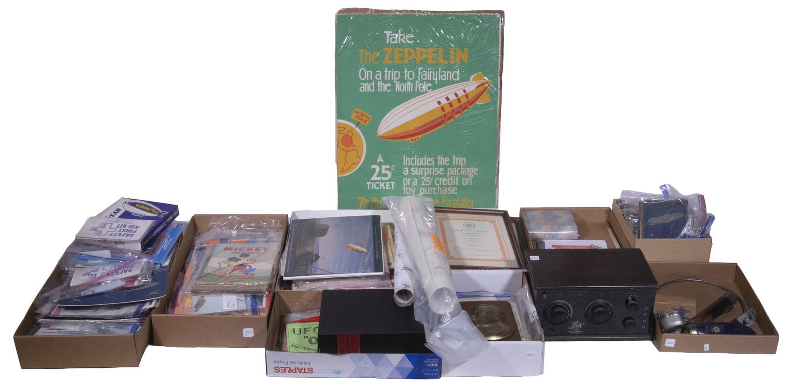 ZEPPELIN/AIRCRAFT RELATED BOOKS & EPHEMERA COLLECTION (1 of 5)