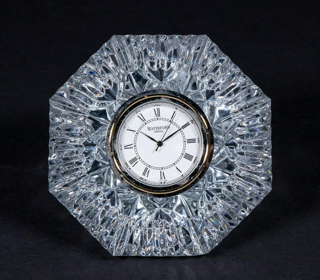 WATERFORD LISMORE DIAMOND CLASSIC CLOCK (1 of 2)
