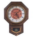 LUCKY STRIKE ADVERTISING WALL CLOCK