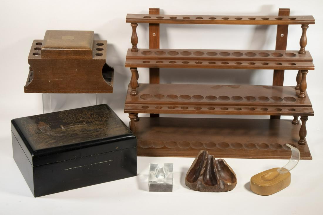 (6) PIPE STANDS & HUMIDORS (1 of 2)