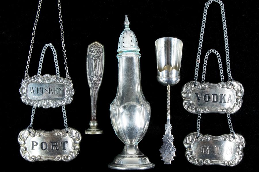 (7) SMALL SILVER & SILVER-PLATE ACCESSORIES (1 of 1)