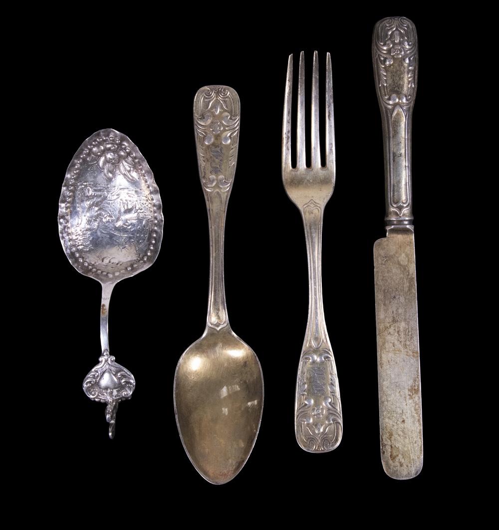(4 PCS) SILVER FLATWARE (1 of 2)