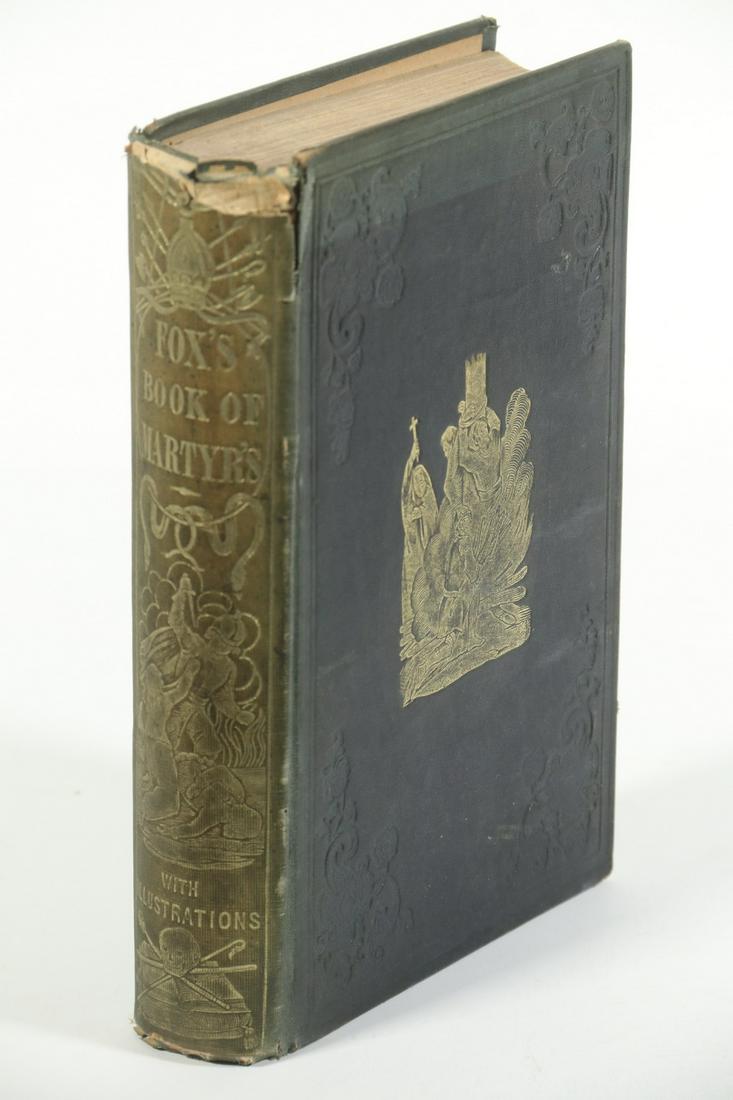 MID-19TH C. EDITION OF FOX'S BOOK OF MARTYRS (1 of 2)