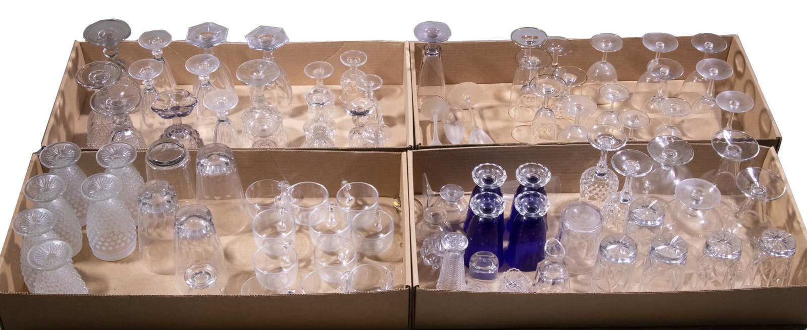 LARGE GLASSWARE LOT (1 of 1)