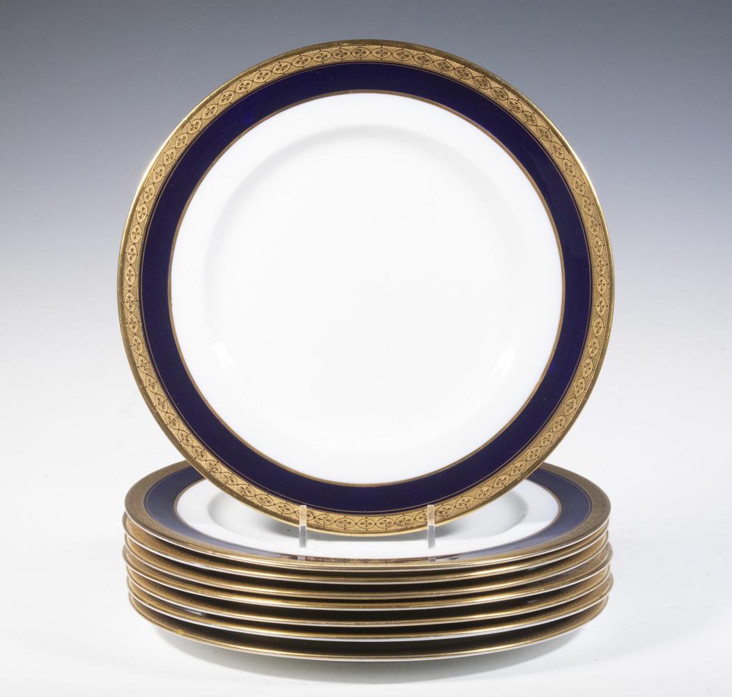 GEORGE JONES & SONS CRESCENT CHINA PLATES (1 of 2)