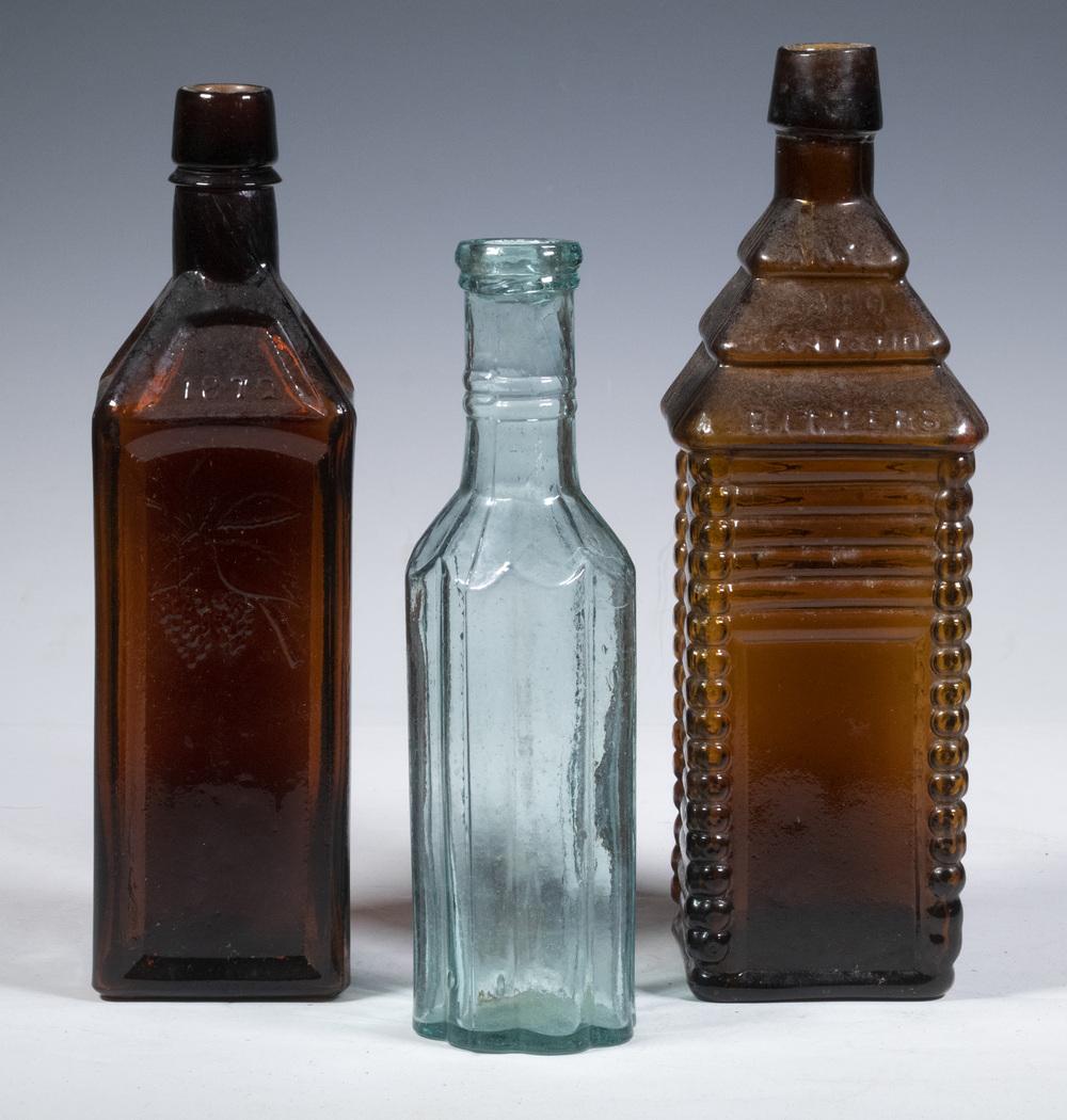 EARLY GLASS BOTTLES (1 of 3)