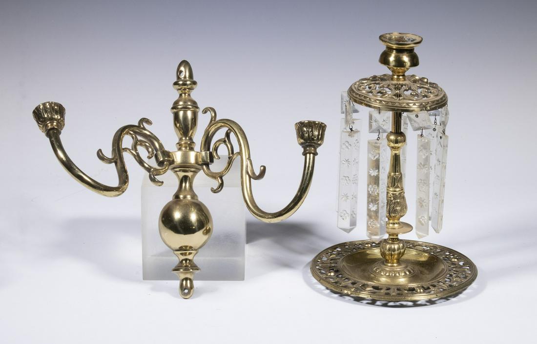 (2 PCS) BRASS LIGHTING (1 of 1)