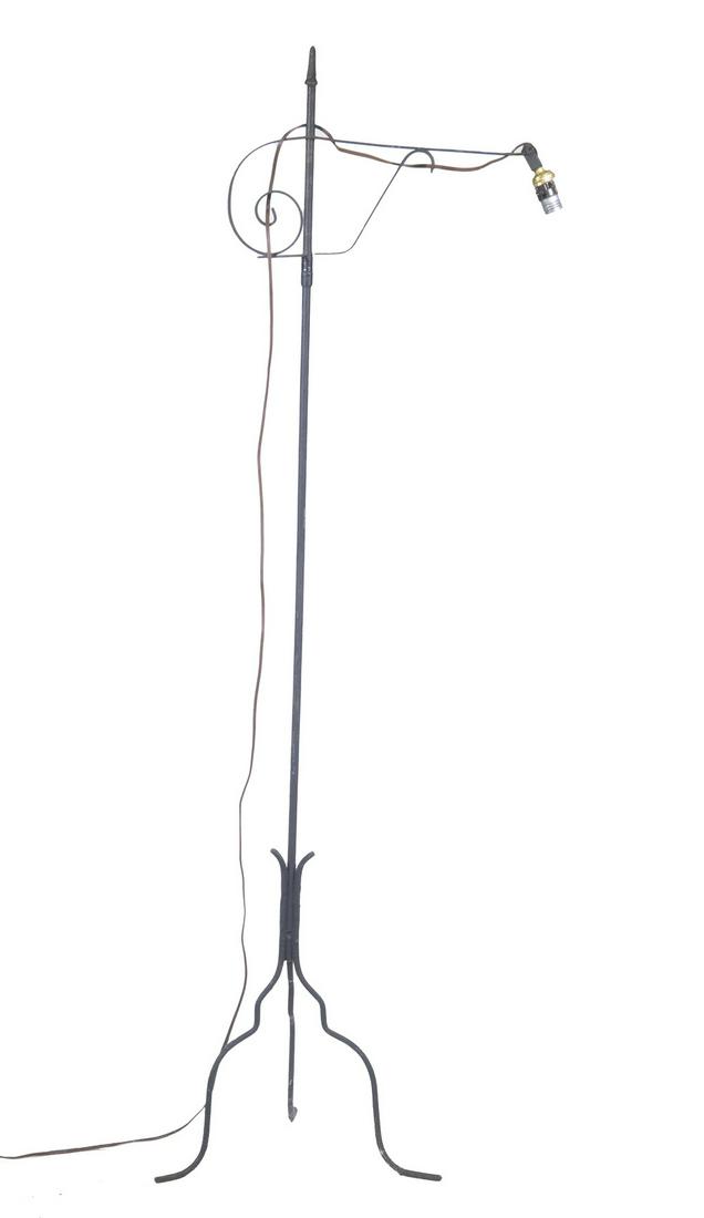 IRON FLOOR LAMP (1 of 2)