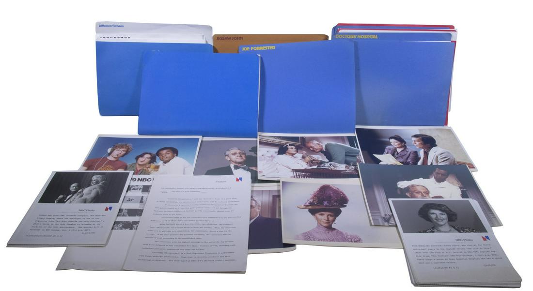 BOX OF NBC-TV PHOTOS AND EPHEMERA (1 of 2)