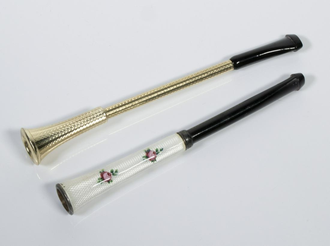 VINTAGE SILVER CIGARETTE HOLDERS (1 of 1)