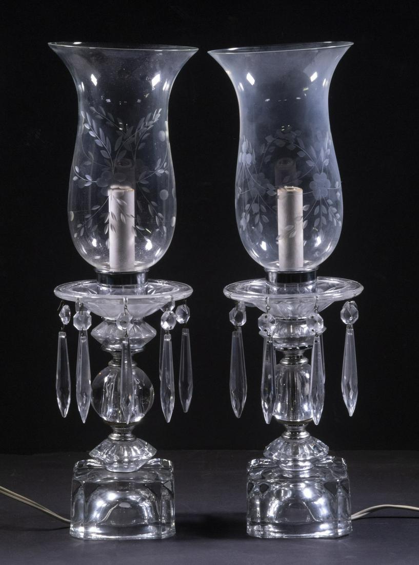 PR ELECTRIC CRYSTAL GIRONDOLE LAMPS (1 of 2)