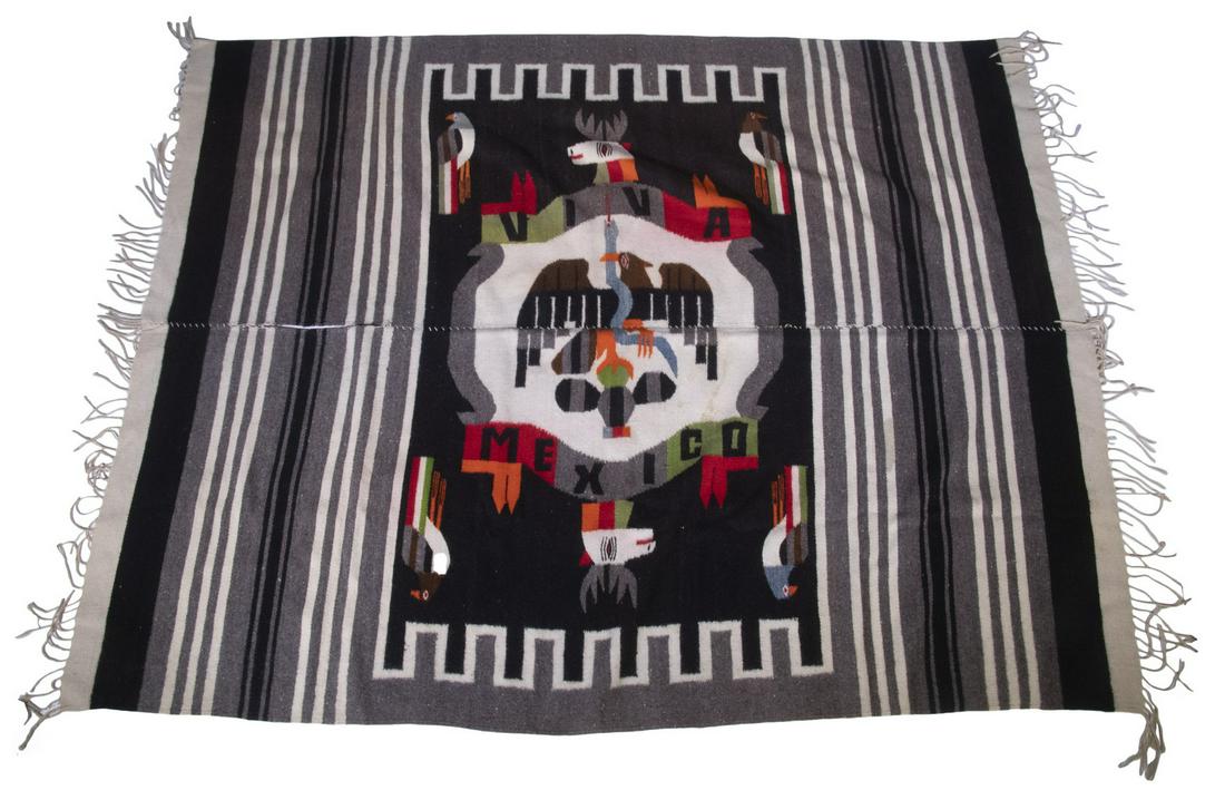 MEXICAN EAGLE SERAPI RUG (1 of 5)