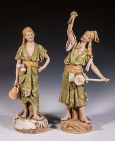 PR ROYAL DUX PORCELAIN STATUES