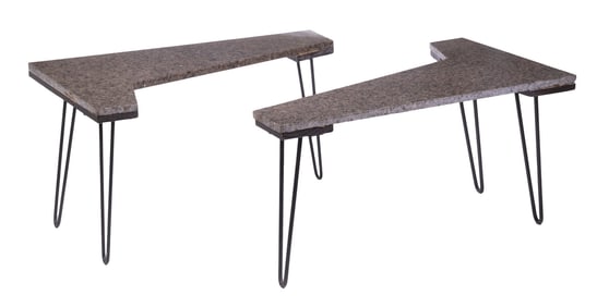 PR GRANITE TOP END TABLES