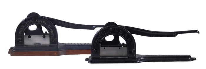 CAST IRON TOBACCO CUTTERS