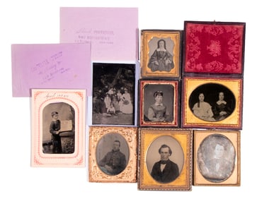 (12) EARLY PHOTOS OF MAINE FAMILY