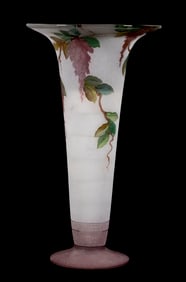 ART GLASS FLOOR VASE