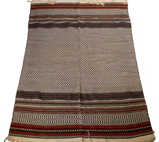 SOUTH AMERICAN WOVEN BLANKET, PROBABLY PERUVIAN, 20TH C.