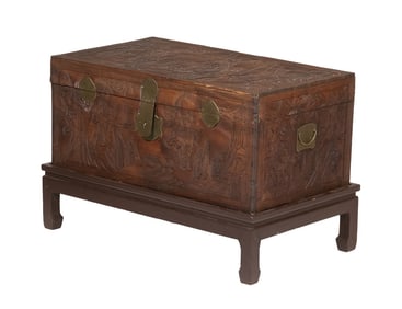 CAMPHORWOOD CHEST ON STAND